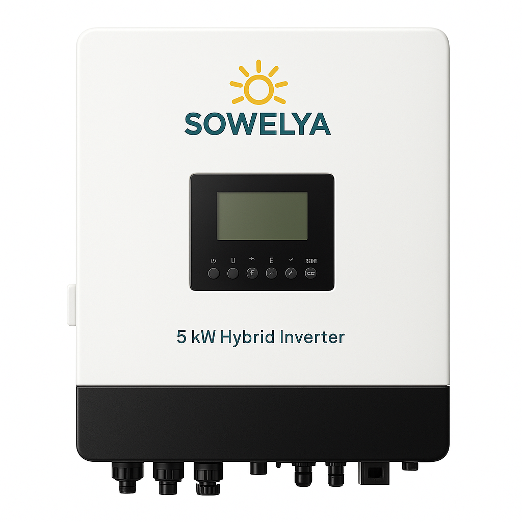 Onduleur hybride Sowelya 5 kW avec écran tactile IP65