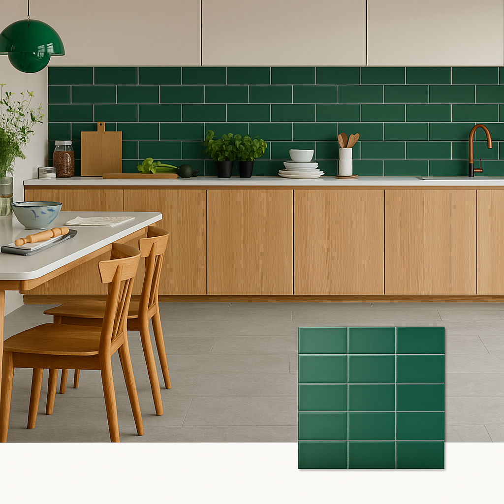 Carreaux de cuisine robustes et modernes